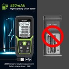 Huepar 330ft 100m Laser Distance Meter Range Finder Measure With Li-ion Battery
