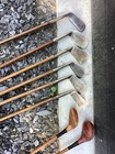 Antique Hickory Wood Shaft Playset Golf Clubs Or Display Christmas Gift Present