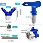 14pcs Reversible Spray Paint Nozzle Tips  Airless Paint Sprayer Guns