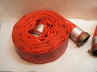 2 Roll Flat Trash Water Waste Pump Discharge Evacuation Pvc Hose 2    Red 25  Each