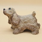 Vintage Stone Critters Cocker Spaniel Dog Figurine United Design Usa 1986 Canine