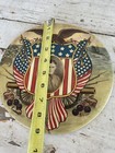 Rare Antique Original Ww1 Us Army Military Picture On Tin 9     World War One Nl