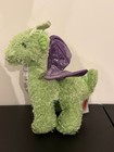 Melissa   Doug Zephyr Dragon Green And Purple Plush Stuffed Animal