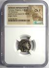 Pompey Magnus Ar Denarius Silver Roman Coin 42 Bc - Certified Ngc Choice Fine