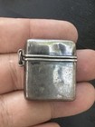 Antique Victorian Sterling Silver Stamp Box Case Chatelaine Charm Picture Holder