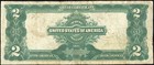1899  2 Two Dollar Mini Porthole Silver Certificate Note Fr 256