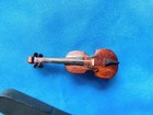 Wooden Violin Brooch   Pin - With Case   Box