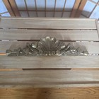 Vtg Hollywood Regency Gold Resin Wall Pediment Overdoor Plaque Louis Xvi 16 25 