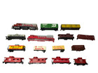 Vintage Mixed Model Railroad Train Lot     18 Pieces     Tyco   Bachmann   Assorted 