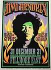 Jimi Hendrix 1996 Ltd Ed Poster By Mark Arminski 1969 Fillmore East   hendrix Est