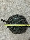 Large 40   circum   Glass Fishing Net Float Buoy Ball Japanese Vintage Authentic