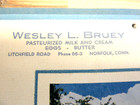 Nos 1944 Wesley L  Bruey Creamery Nofolk Conn Calendar The Call Of The Open Road
