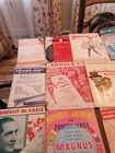 Lot Of  Over 100 Vintage Sheet Music   Musical  Classics 1940- 1950