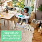 Compact Folding High Chair - For Ages 6 Months And Up  Unisex - Teal