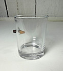 New Lucky Shot Whiskey Glass With Real Bullet Through Glass  no Gun Powder 