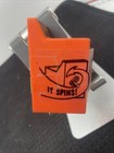 Vintage 1970-80s Topps Dirty Laundry Washing Machine Candy Container 2 5    Orange