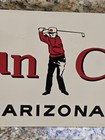 1960 Sun City Arizona License Plate Del Webb Golf Retirement Advertising New 