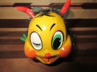 Very Rare Vintage Buzzy Bee Tin Wind Up Toy In Original Box Working Condition