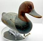 Paul Gibson  1902-1984  Gunning Redhead Decoy Stamped    x    Vintage Upper Bay  Md