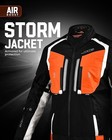 Jag Men s All Season Reflective Mesh Motorcycle Jacket   Ce Armored Dual Sports