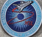 Nasa Sts-94 Msl 4  X 4  Patch Space Shuttle Columbia Halsell Still Voss Thomas