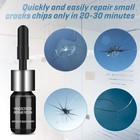 3 Pcs Crack Repair Kit  Glass Nano Repair Fluid Solution  Scratch Remover  Wi