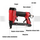 Workpro Pneumatic 20 Gauge Staple Gun With 1260pcs Staples Air-powered Stapler