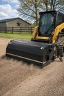 83  Hydraulic Pickup Box Broom Sweeper  Universal Skid Steer Quick Attach