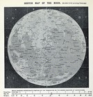 1959 Norton Moon Map Lunar Surface Craters Tranquility Bay Astronomy Telescope