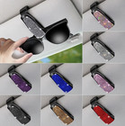 Colorful Car Glasses Holder Clip     Sunglasses Storage Organizer For Car Interior