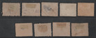Egypt 1867-1872 The Second And Third Issues Lot Of 9 Including Scarce Scott  15