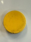 John Mckenzie Weighted Practice Hockey Puck Yellow 9 4oz Training Puck Vtg 1970s