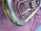 Vintage Frank Holton Baritone Euphonium 3 Valve Horn Elkhorn Wis Serial 118030