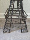 Vintage Large Eiffel Tower Replica 34  Tall Wrought And Weld Iron Art