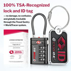 Open Alert Tsa Approved Luggage Locks 4 Digit Combination Tsa Travel