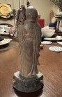 Antique Chinese Carved Soapstone Figurine - Shou      Shouxing        20cm