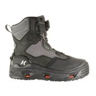 Korkers Men s Darkhorse Black gunmetal Fishing Wading Boots - All Sizes