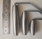 2  3  4  Fiberglass Laminating Aluminum Bubble Roller Rib Design Paddle Tool