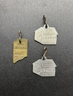 Vintage Indiana Dog Tax Id Tags Lot     Engraved Aluminum Brass     Various Years
