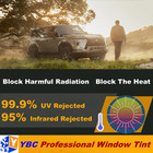 5  Vlt 36  X 100ft Premium Nano Ceramic Window Film Roll   Car Home Glass Tint