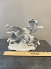 Vintage Fasold   Stauch German Porcelain Borzoi Dogsfigurine - Art Deco Style