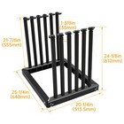 Windshield Truck Rack 5-lite Auto Glass Cargo Rack Steel W  Protection Pad