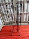 27  Black Metal Dvd Video Game Wire Rack Tower Holds 32 Discs