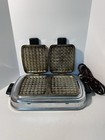 Vintage Westinghouse Dual Waffle Maker Wft-14 Made In Usa Tested Works
