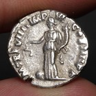 Emperor Commodus Denarius 183ad Ancient Roman Empire Silver Coin Aequitas Rome