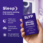 Slyp Fast-dissolving Oral Mint Sleep Strips  Natural Sleep Aid For Adults   Kids