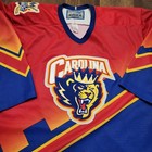 Vintage Carolina Monarchs Bauer Ahl Hockey Jersey Canada Size Large