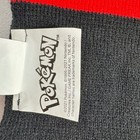 Pokemon Scarf Black Red Pikachu Ball Knit Winter Warm Unisex Adult