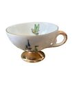 Vintage 1950   s Walt Disney Disneyland Castle Tinkerbell Tea Cup Saucer Gold Trim