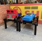 1 64 Scale 4 Pack Black Modular Car Lifts For Die Cast Cars Hot Wheel Compatible